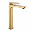 Grifo de lavabo alto monomando oro cepillado Napoles de Imex